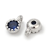 Brass Pave Cubic Zirconia Pendants KK-H204-03P-M-3