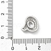 Brass Micro Pave Clear Cubic Zirconia Pendants KK-A300-02P-4