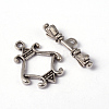 Tibetan Style Alloy Toggle Clasps X-LF5127Y-1