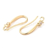 Brass Earring Hooks KK-F855-19G-2