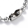 304 Stainless Steel Ball Chain Necklaces CHS-F009-01H-45cm-P-3