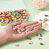 Craftdady 150Pcs 15 Style Handmade Polymer Clay Charms CLAY-CD0001-09-16