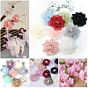 Gypsum with Cotton Cord Artificial Flower Core DIY-WH20007-36B-10-4