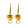 304 Stainless Steel Stud Earring Findings STAS-P370-02B-G-1