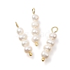Natural Freshwater Pearl Beaded Pendants PA-CBAF2FA-04G-1