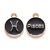 Alloy Enamel Pendants LS-ENAM-S124-01B-08H-1