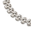 304 Stainless Steel Link Chain Bracelets for Women BJEW-S153-15P-2