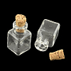 Cuboid Glass Bottle for Bead Containers X-AJEW-R045-05-1