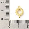 Rack Plating Brass Clear Cubic Zirconia Connector Charms KK-S396-06A-3