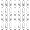 36Pcs Alloy Swivel Clasps PURS-CN0001-12KCG-7