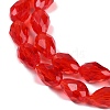 Transparent Imitation Jade Glass Beads Strands GLAA-N005-T10mm-D12-3