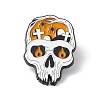 Skull Enamel Pin JEWB-H008-23EB-1