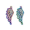 Rainbow Color Alloy Pendants PALLOY-T054-158-2