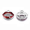 Alloy Enamel Pendants ENAM-Q443-014-RS-3