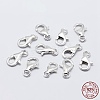 Anti-Tarnish Rhodium Plated 925 Sterling Silver Lobster Claw Clasps STER-K167-074A-P-3