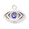 Handmade Evil Eye Lampwork Pendants PALLOY-JF01782-2