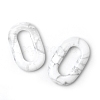 Natural Howlite Links Rings PW-WGBFCA5-05-1