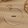 Plastic Imitation Pearl Round Beaded Necklaces for Women WGF0340-06-1