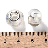 Shell Transparent Copper Buckle Acrylic European Beads OACR-M024-07P-11-3