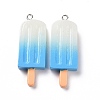 Gradient Color Resin Imitation Food Pendants RESI-H144-11-3