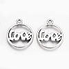 Tibetan Style Alloy Pendants LS-TIBE-S323-025AS-RS-1
