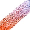 Baking Painted Glass Bead Strands DGLA-A039-T4mm-A015-4