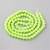 Baking Painted Imitation Jade Glass Round Bead Strands DGLA-Q021-10mm-08-3