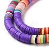 Handmade Polymer Clay Bead Strands CLAY-C003-04I-4