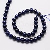 Grade A Natural Lapis Lazuli Round Bead Strands X-G-M264-13-2