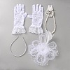 Mesh Veil Hair Bands OHAR-WH0021-97-1