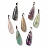 Natural Mixed Stone Pendants G-Q192-07P-1