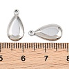 304 Stainless Steel Pendant Cabonchon Settings SA-CBAC381-01P-3