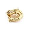 Brass Micro Pave Cubic Zirconia Pendants LS-KK-M321-01G-G01-2