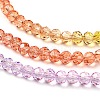 Transparent Painted Glass Beads Strands LS-DGLA-A034-T4mm-A12-4