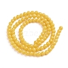 Natural Mashan Jade Round Beads Strands G-D263-4mm-XS07-2