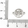 201 Stainless Steel Laser Cut Connector Charms STAS-R133-02P-07-3