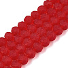 Transparent Glass Beads Strands X-EGLA-A044-T6mm-MD01-1