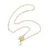 Brass Paperclip Chain Necklaces NJEW-JN04842-4