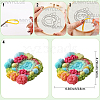 DIY Coaster Punch Needle Embroidery Starter Kits for Beginners DIY-WH20095-003B-7