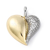 Brass Micro Pave Cubic Zirconia Pendants KK-S510-32GP-05-1