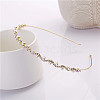 Iron with Rhinestone Hair Bands PW-WG32994-02-1