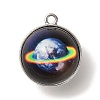 Galaxy Theme Luminous Glass Ball Pendants GLAA-D021-01P-10-1