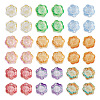  135Pcs 9 Color Transparent Electroplated Glass Beads GLAA-TA0001-31-2