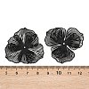 Spray Painted Iron Bead Caps IFIN-Z004-02A-3