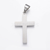 304 Stainless Steel Quote Pendants STAS-F157-02-3