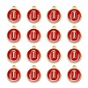 Golden Plated Alloy Enamel Charms LS-ENAM-S118-03I-2