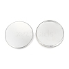 304 Stainless Steel Plain Edge Bezel Cups STAS-E460-10S-25MM-1