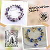 120Pcs Resin European Beads RPDL-SP0001-01-6