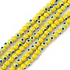 Baking Paint Glass Beads DGLA-C001-02B-1