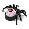 Halloween Resin Spider with Scary Eyeball LED Light Figurines Ornament AJEW-Z036-01A-3